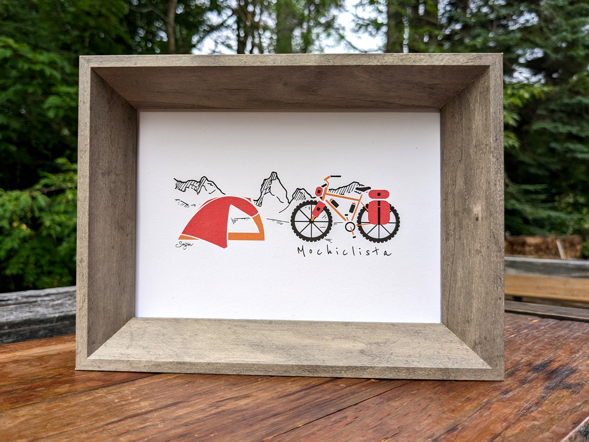 Mochiclista | Bikepacker Print